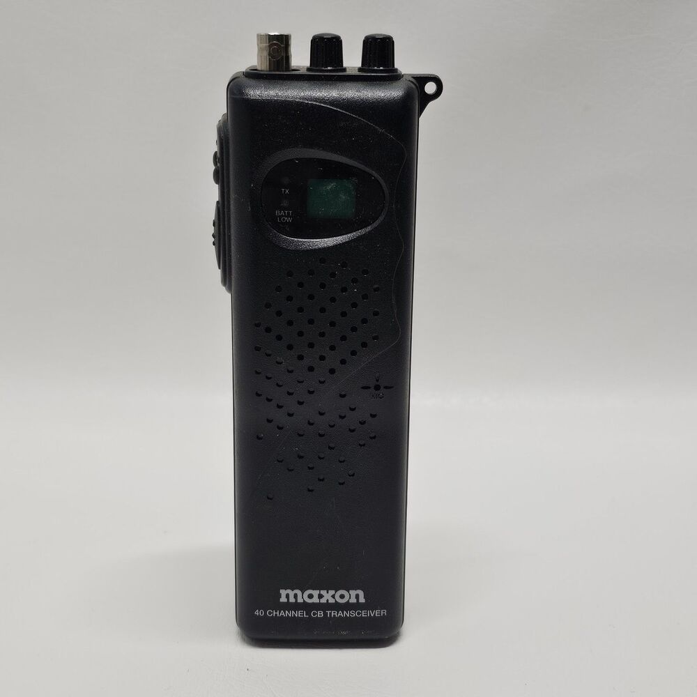 Maxon HCB-10C 40 Channel CB Radio Transceiver – Untested, No Charger or Antenna